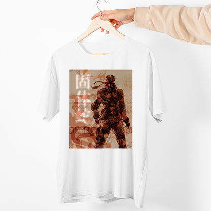 Solid Snake MGS1 MGS Unisex T-shirt, Gamer Shirt, Gaming Gift