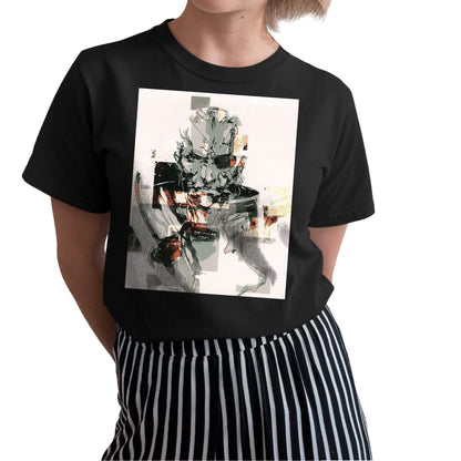 Solidus Snake Sketch MGS Unisex T-shirt, Gamer Shirt, Gaming Gift