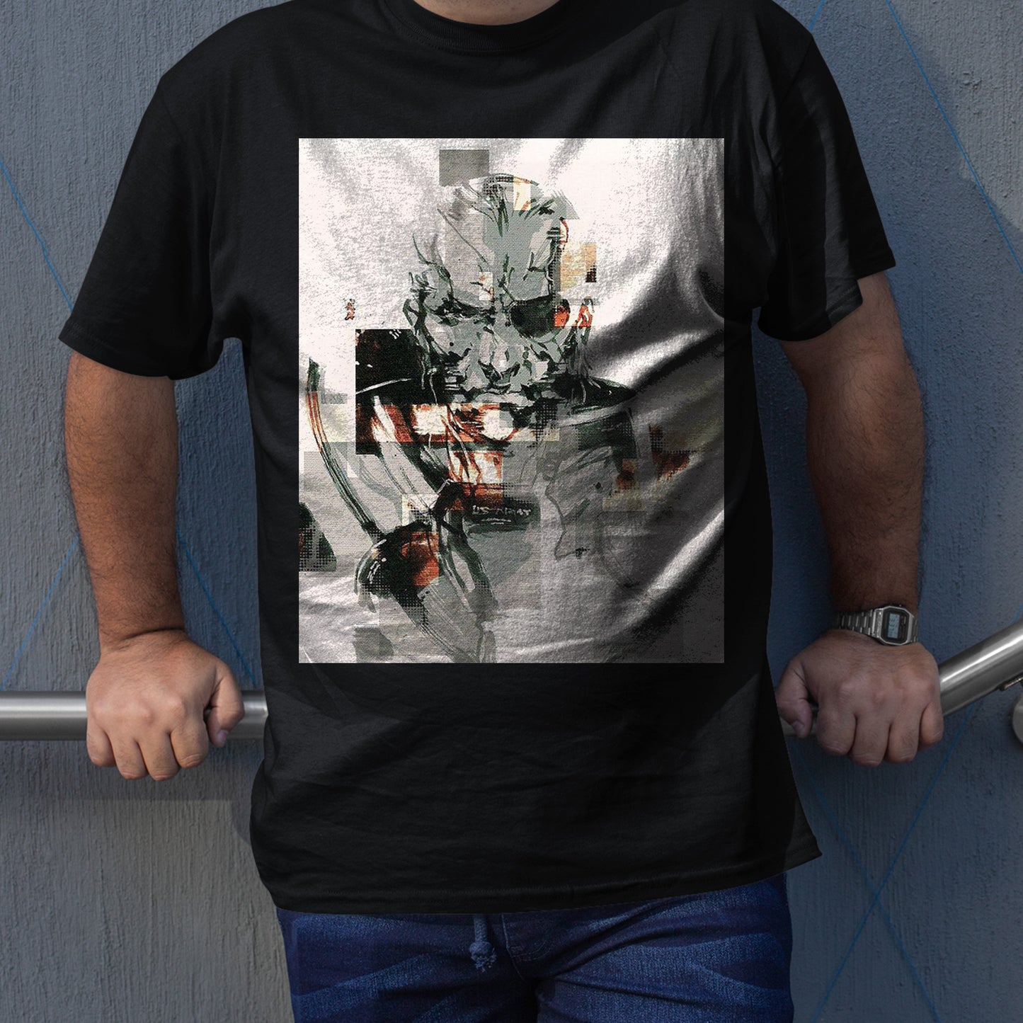 Solidus Snake Sketch MGS Unisex T-shirt, Gamer Shirt, Gaming Gift