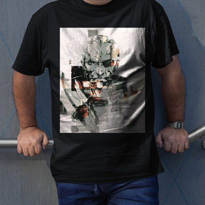 Solidus Snake Sketch MGS Unisex T-shirt, Gamer Shirt, Gaming Gift