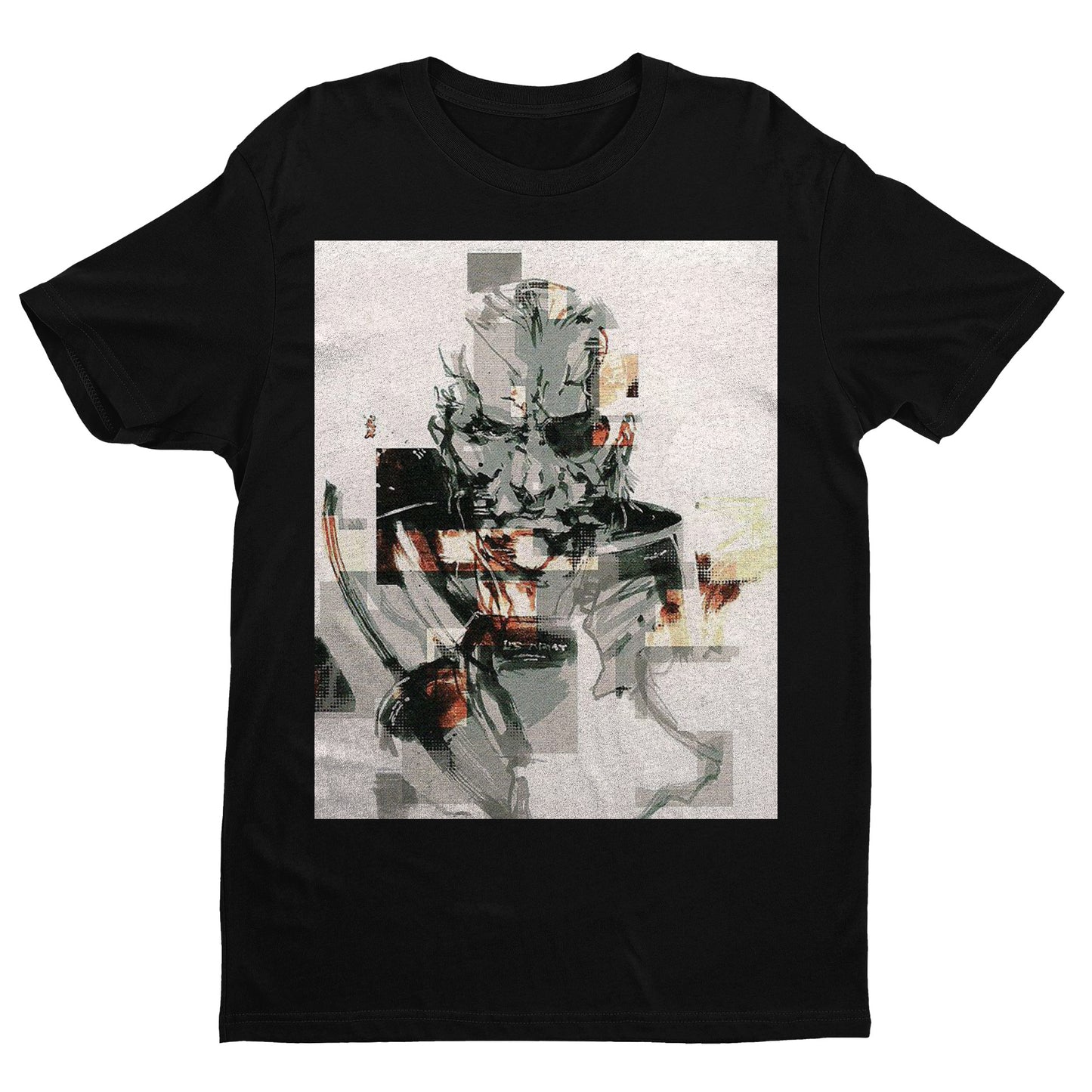Solidus Snake Sketch MGS Unisex T-shirt, Gamer Shirt, Gaming Gift