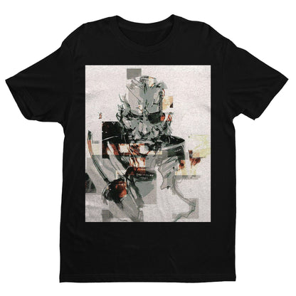 Solidus Snake Sketch MGS Unisex T-shirt, Gamer Shirt, Gaming Gift