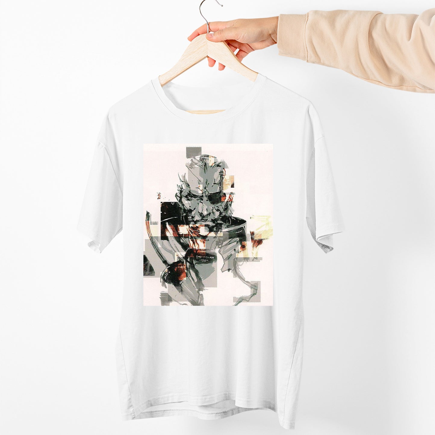 Solidus Snake Sketch MGS Unisex T-shirt, Gamer Shirt, Gaming Gift