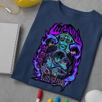 Solo Leveling Arise Shirt, Solo Leveling God Shirt, Anime Tshirt, Solo Level Shirt, Anime Gifts, Creepy Anime Shirt