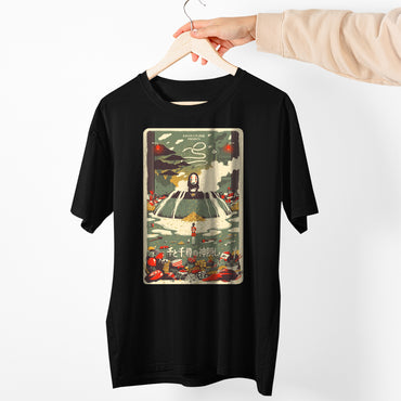 Vintage Spirited Away Shirt, Studio Ghibli Shirt, Hayao Miyazaki, Anime Shirt, Anime No-Face