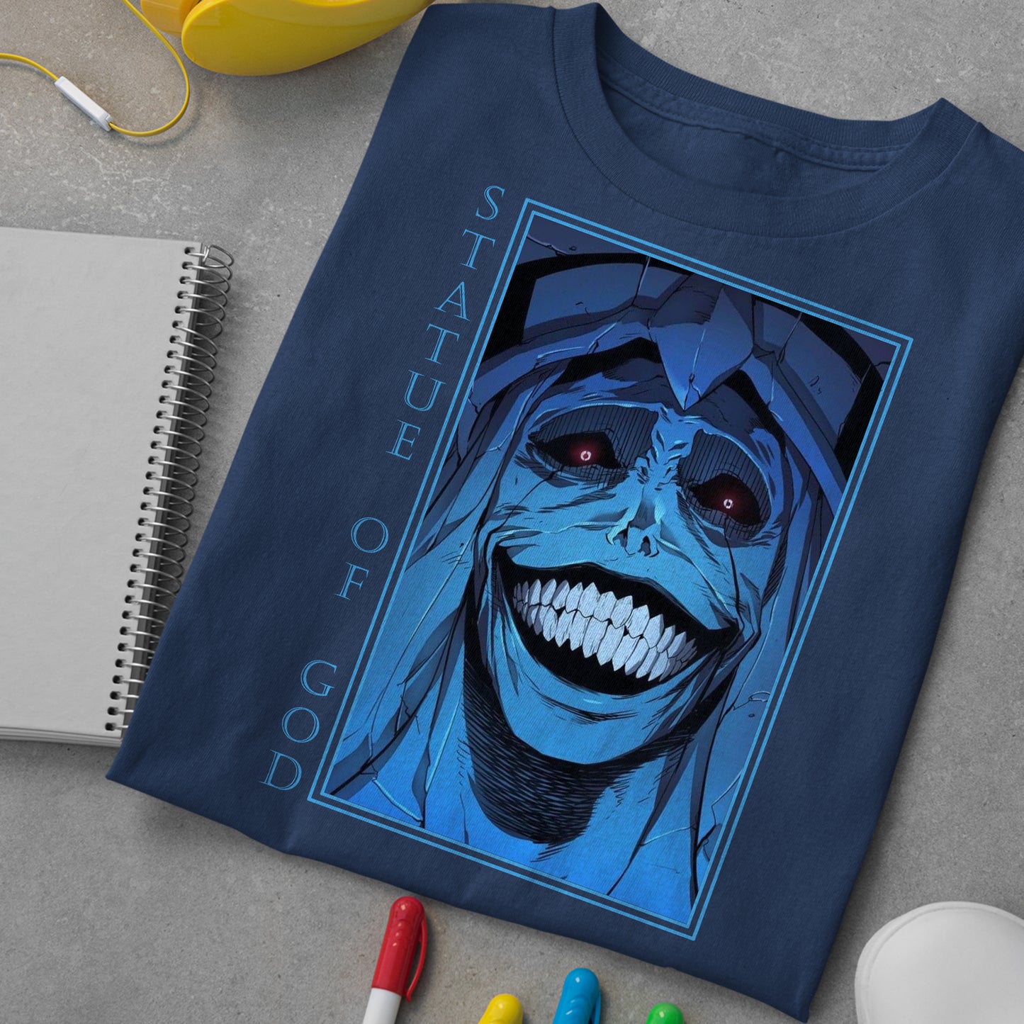 Statue Of God Solo Leveling Shirt, Solo Leveling God Shirt, Anime Tshirt, Solo Level Shirt, Anime Gifts, Creepy Anime Shirt