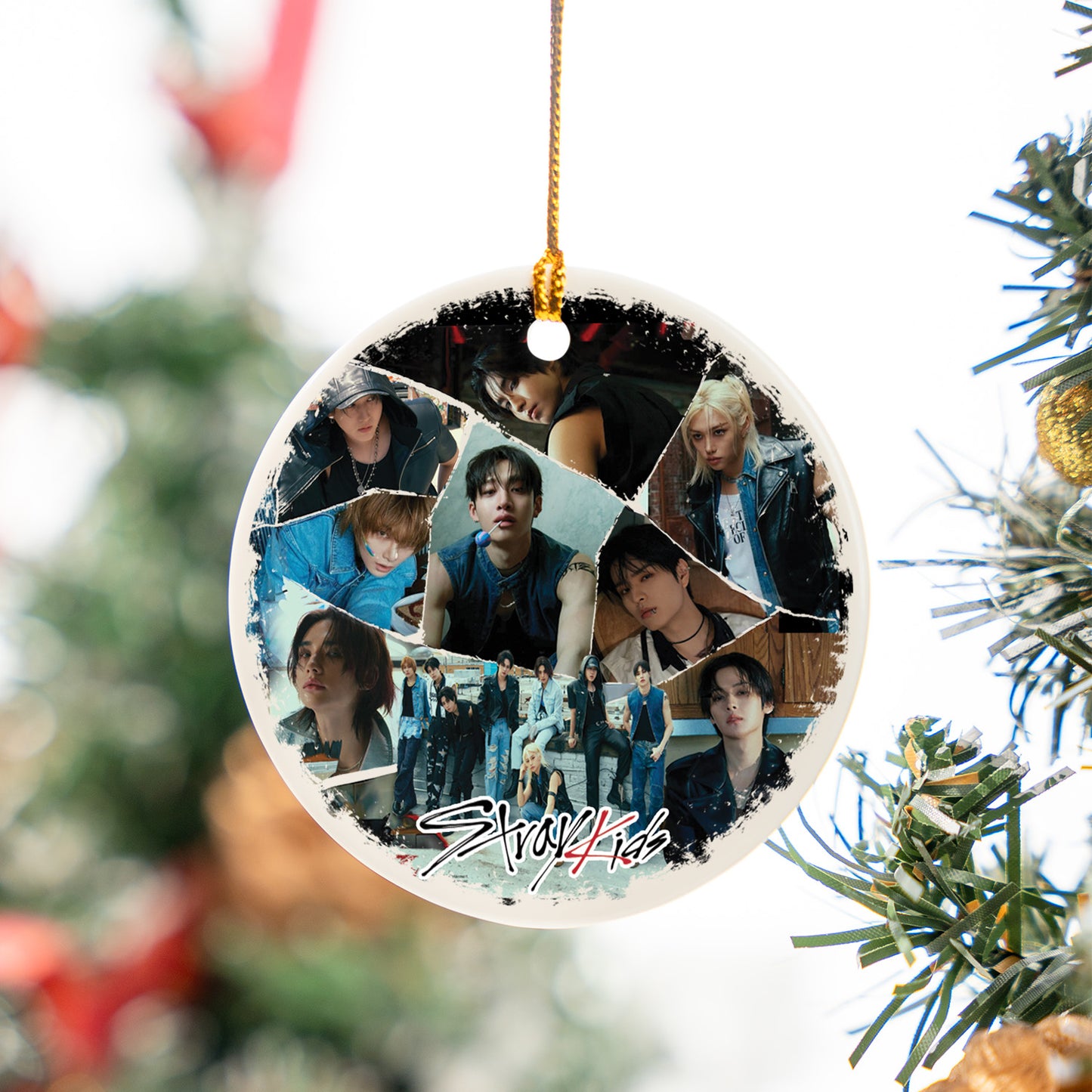 Stray Kids Ornament, KPOP Christmas Ornament, Unique Stray Kids Gift For Stay