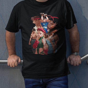 Street Fighting Collection PSX Unisex T-shirt, Gamer Shirt, Gaming Gift
