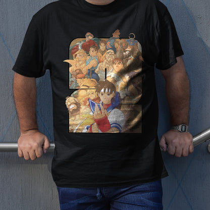 Street Fighting Zero 2 Unisex T-shirt, Gamer Shirt, Gaming Gift