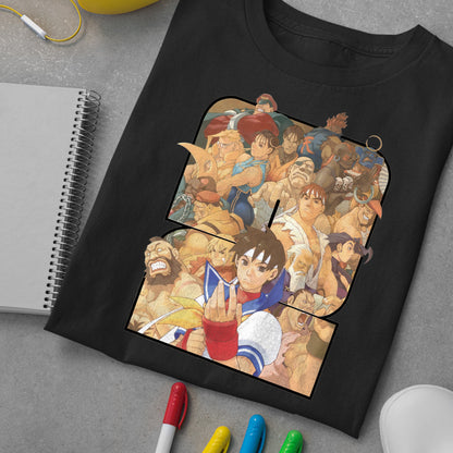 Street Fighting Zero 2 Unisex T-shirt, Gamer Shirt, Gaming Gift