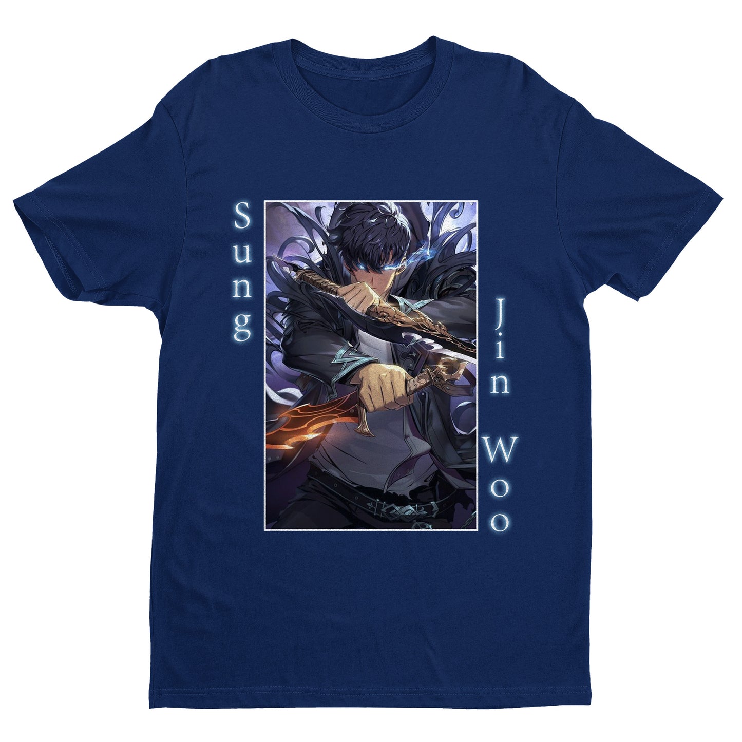 Sung JinWoo Solo Leveling Shirt, Solo Leveling Shirt, Sung Jinwoo Shirt, Necromancy Shirt, Anime Shirt