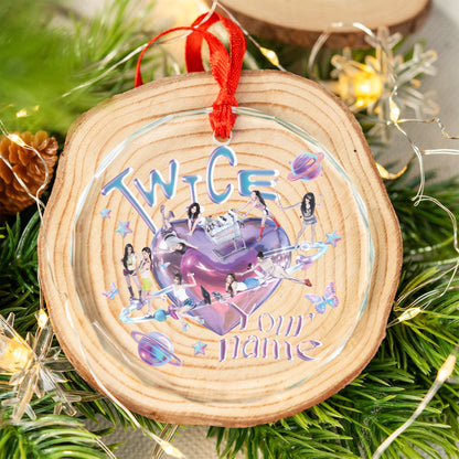 Personalized TWICE Ornament, Twice Kpop Ornament, Best Gift For Once