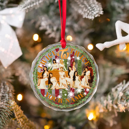 TWICE Christmas Ornament, Personalized KPOP Gift For Once, Twice Keepsake