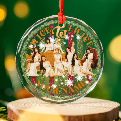 TWICE Christmas Ornament, Personalized KPOP Gift For Once, Twice Keepsake