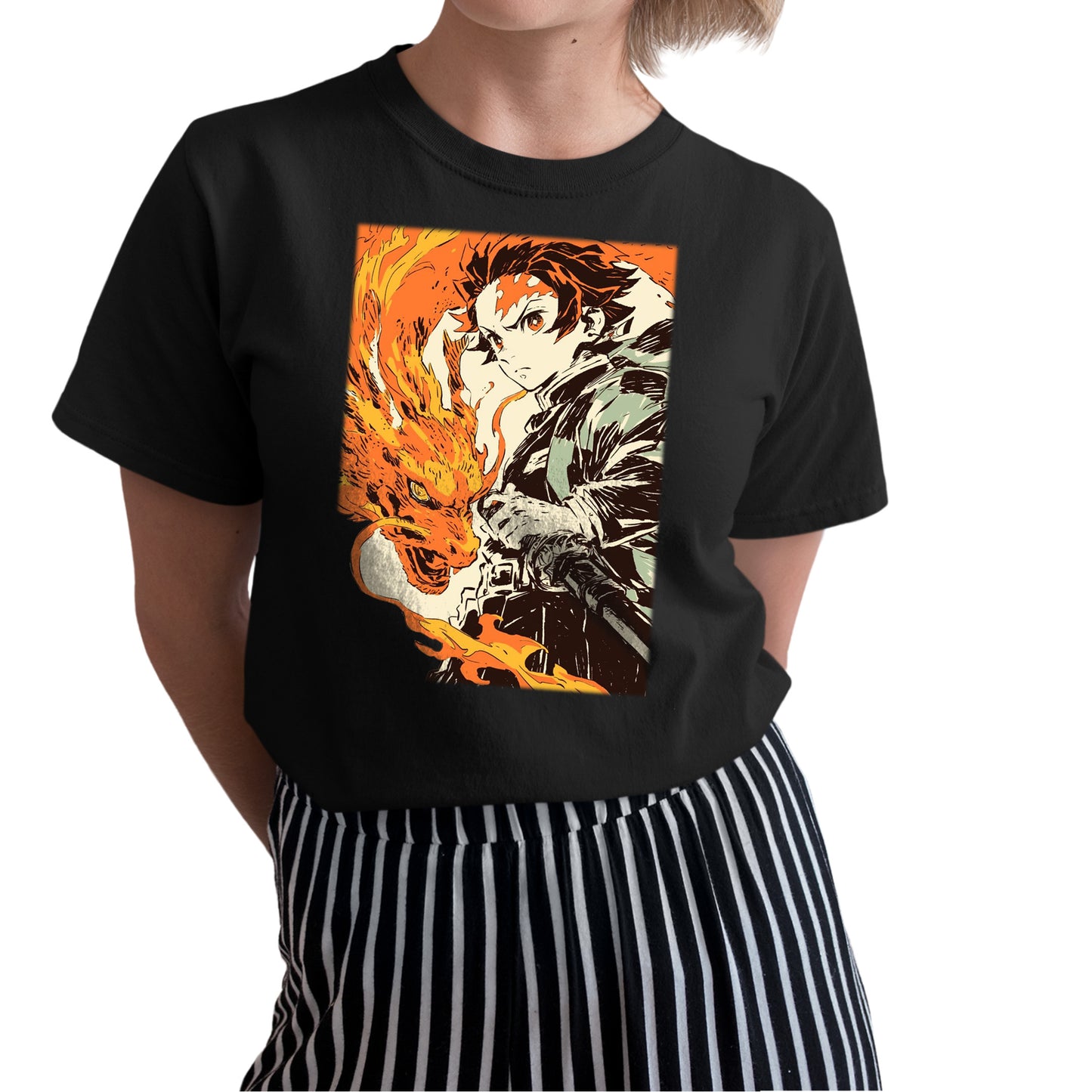 Tanjiro Kamado Hinokami Kagura | Demon Slayer: Kimetsu no Yaiba Premium Unisex T-Shirt