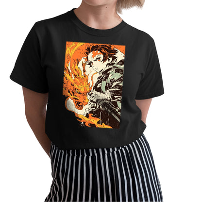 Tanjiro Kamado Hinokami Kagura | Demon Slayer: Kimetsu no Yaiba Premium Unisex T-Shirt