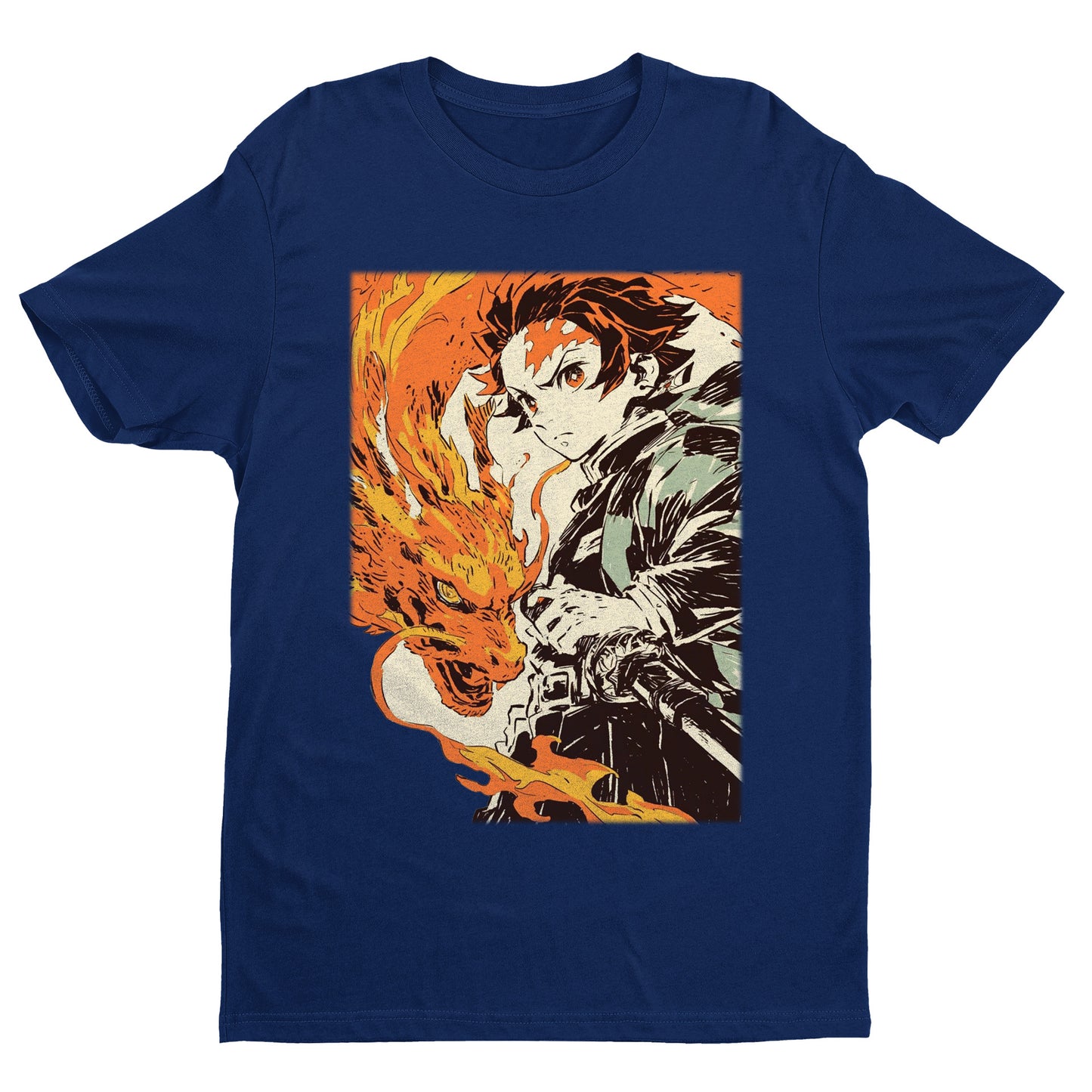 Tanjiro Kamado Hinokami Kagura | Demon Slayer: Kimetsu no Yaiba Premium Unisex T-Shirt