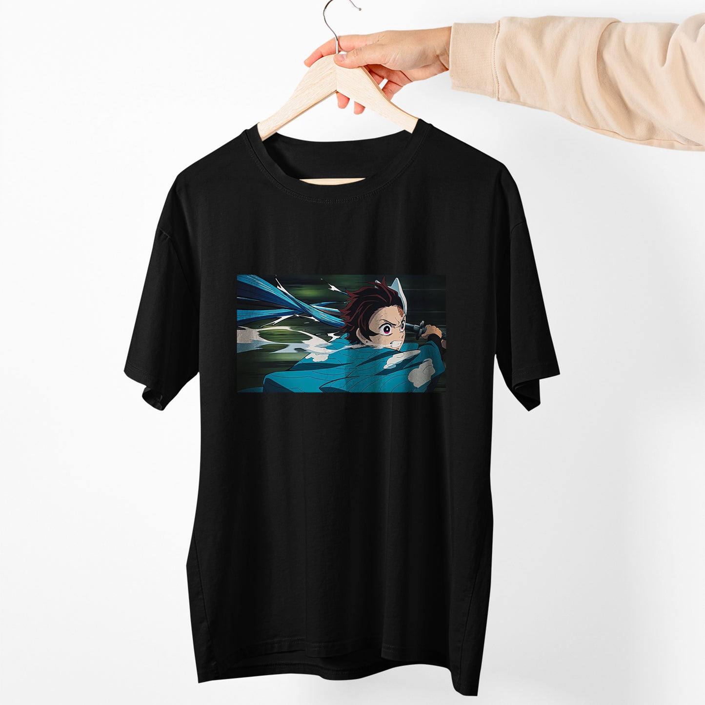 Tanjiro Water Breath | Demon Slayer: Kimetsu no Yaiba Premium Unisex T-Shirt