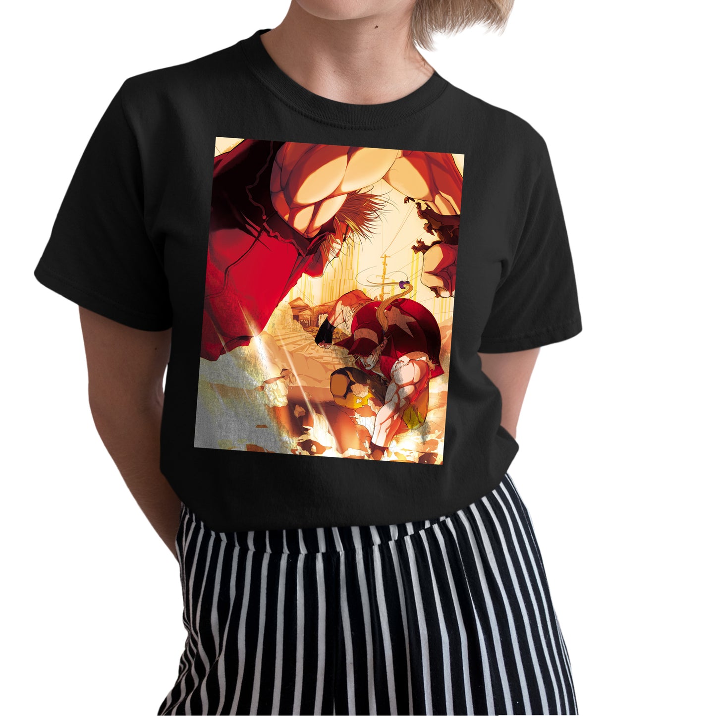 Terry VS Ken | Capcom VS SNK Chaos Cover Unisex T-shirt