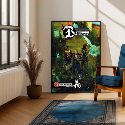 The Bouncer Volt Krueger poster on a living room wall