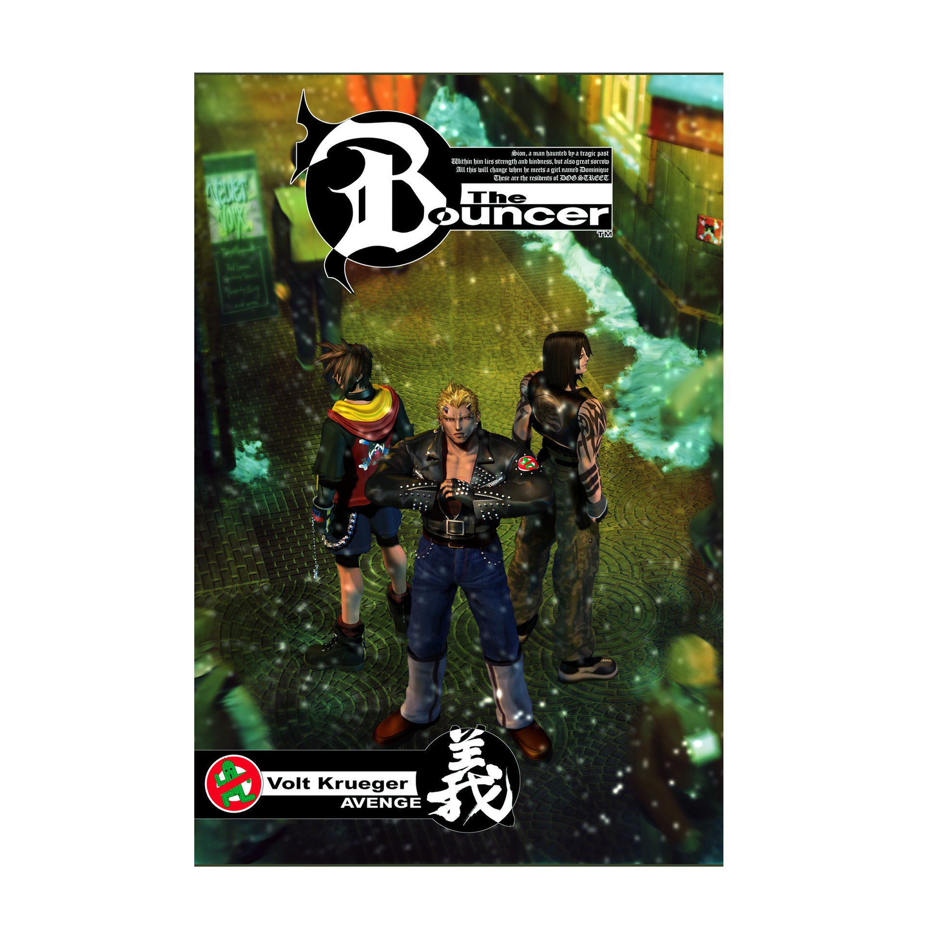 The Bouncer Volt Krueger character art poster print