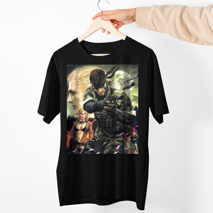 The Boss & Big Boss MGS Snake Eater Unisex T-shirt, Gamer Shirt, Gaming Gift