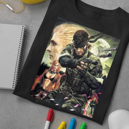 The Boss & Big Boss MGS Snake Eater Unisex T-shirt, Gamer Shirt, Gaming Gift