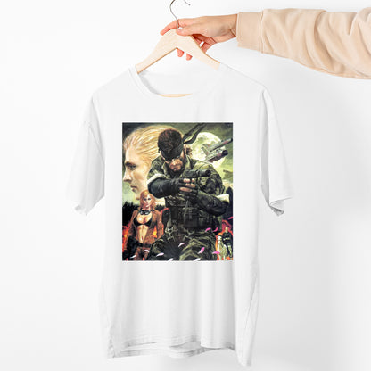 The Boss & Big Boss MGS Snake Eater Unisex T-shirt, Gamer Shirt, Gaming Gift
