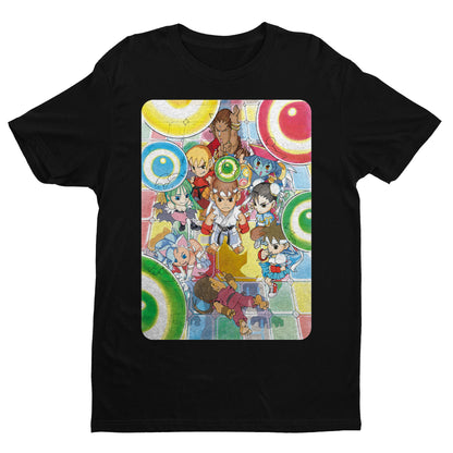 Tiny Fighters Mini Mix Collage V3 Unisex T-shirt, Gamer Shirt, Gaming Gift