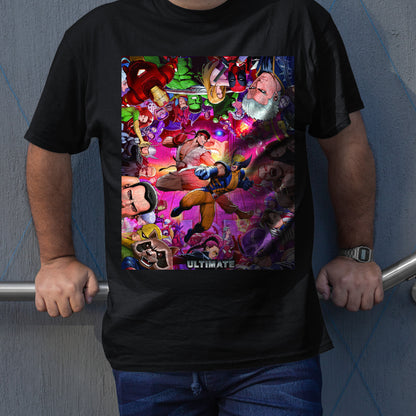Ultimate Marvel VS Capcom 3 Arcade Flyer Premium Unisex T-shirt