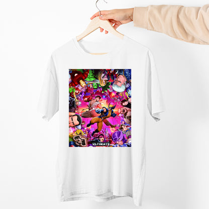 Ultimate Marvel VS Capcom 3 Arcade Flyer Premium Unisex T-shirt