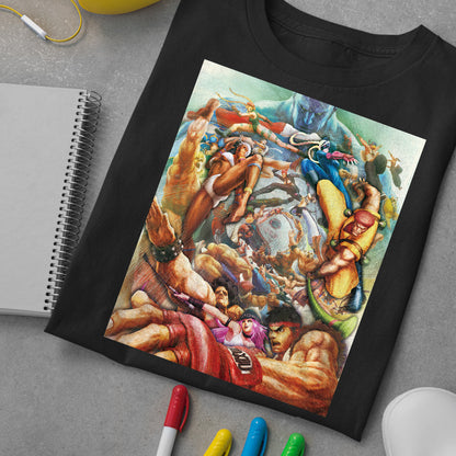 Ultra Street Fighter 4 Cover Premium Unisex T-shirt