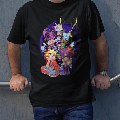 Vampire Daarkstalkers Arcade Flyer V1  Unisex T-shirt, Gamer Shirt, Gaming Gift