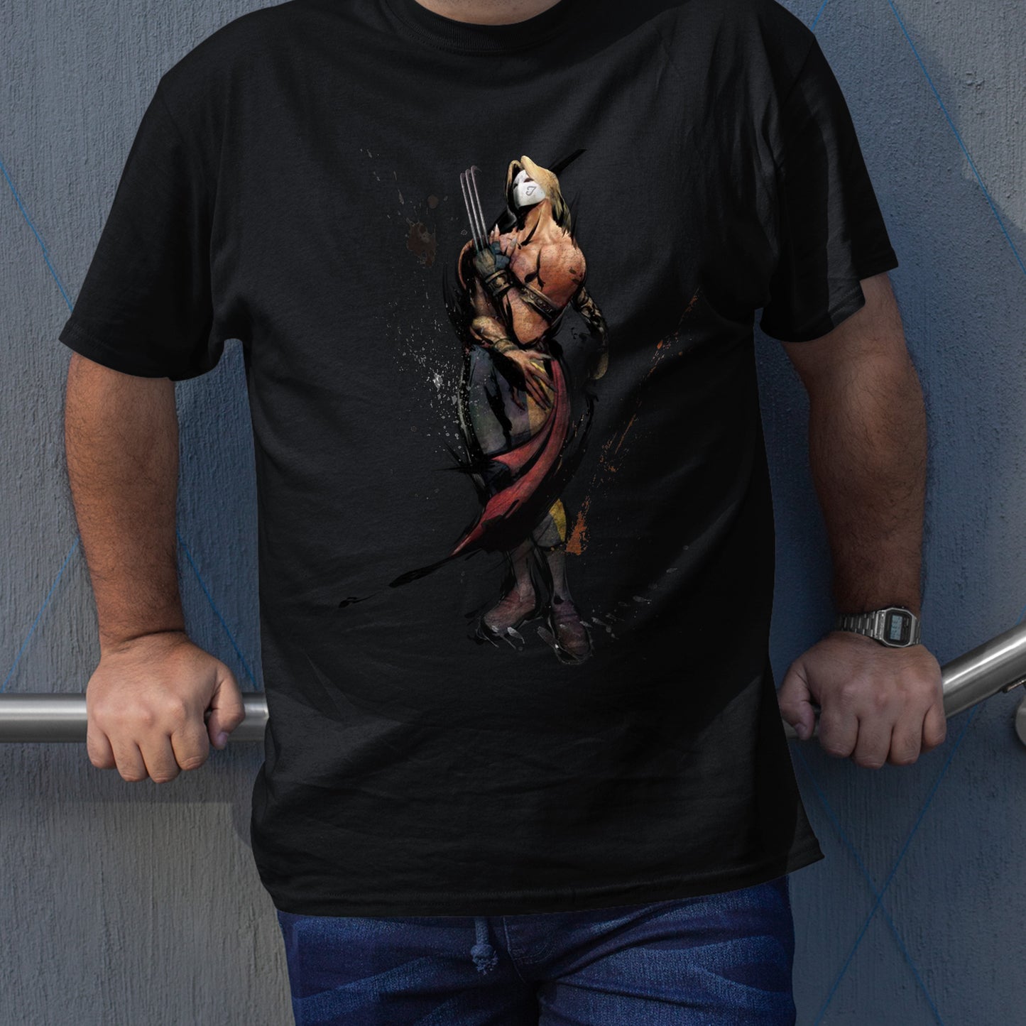 Vega Claw Comic Street Fighting Unisex T-shirt, Gamer Shirt, Gaming Gift