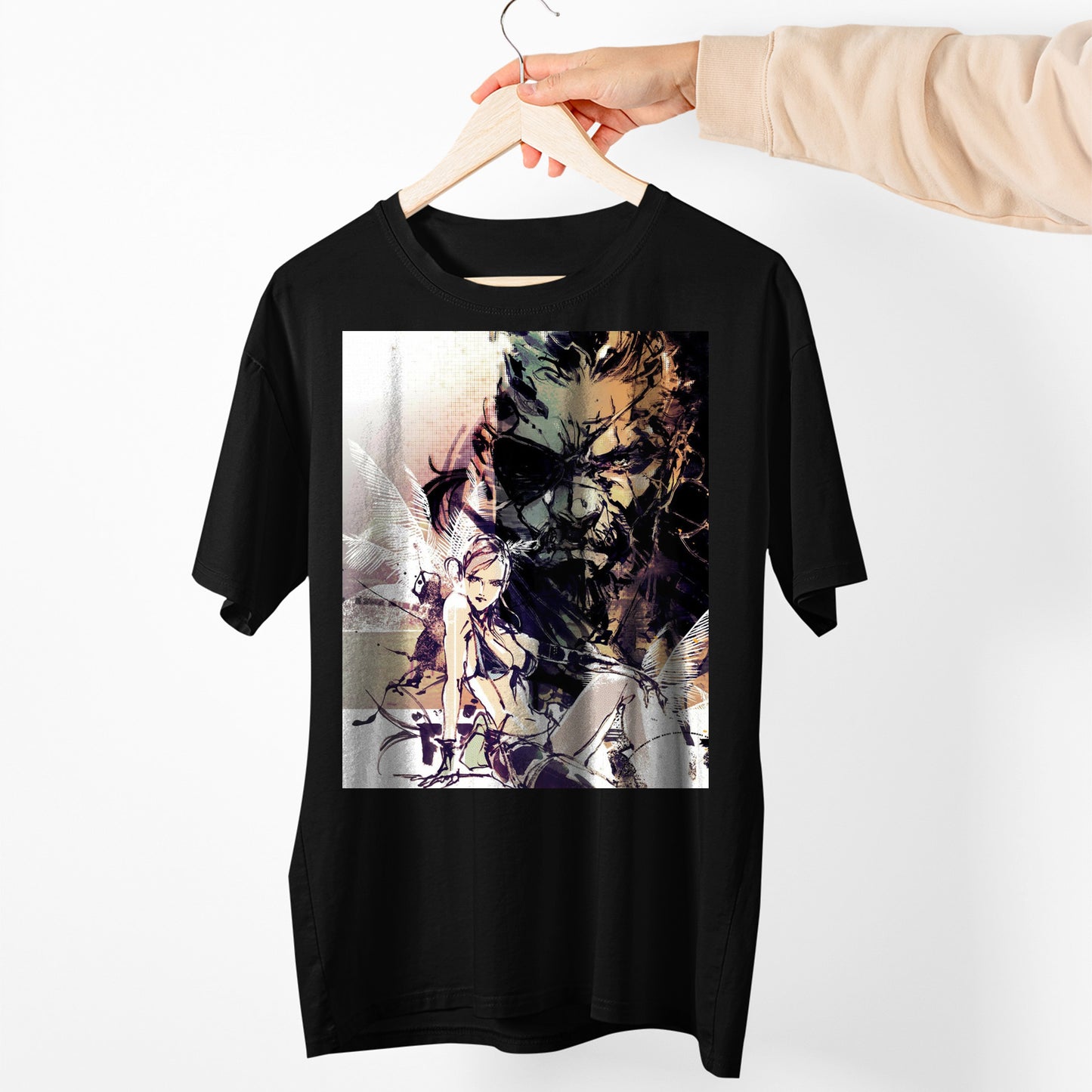 Venom Snake & Silence V1 MGS V Unisex T-shirt, Gamer Shirt, Gaming Gift