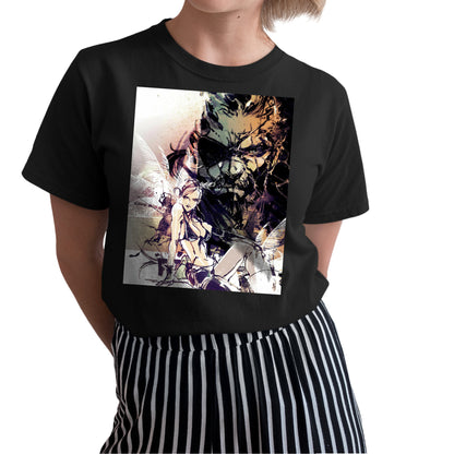 Venom Snake & Silence V1 MGS V Unisex T-shirt, Gamer Shirt, Gaming Gift