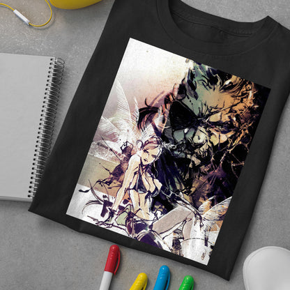 Venom Snake & Silence V1 MGS V Unisex T-shirt, Gamer Shirt, Gaming Gift