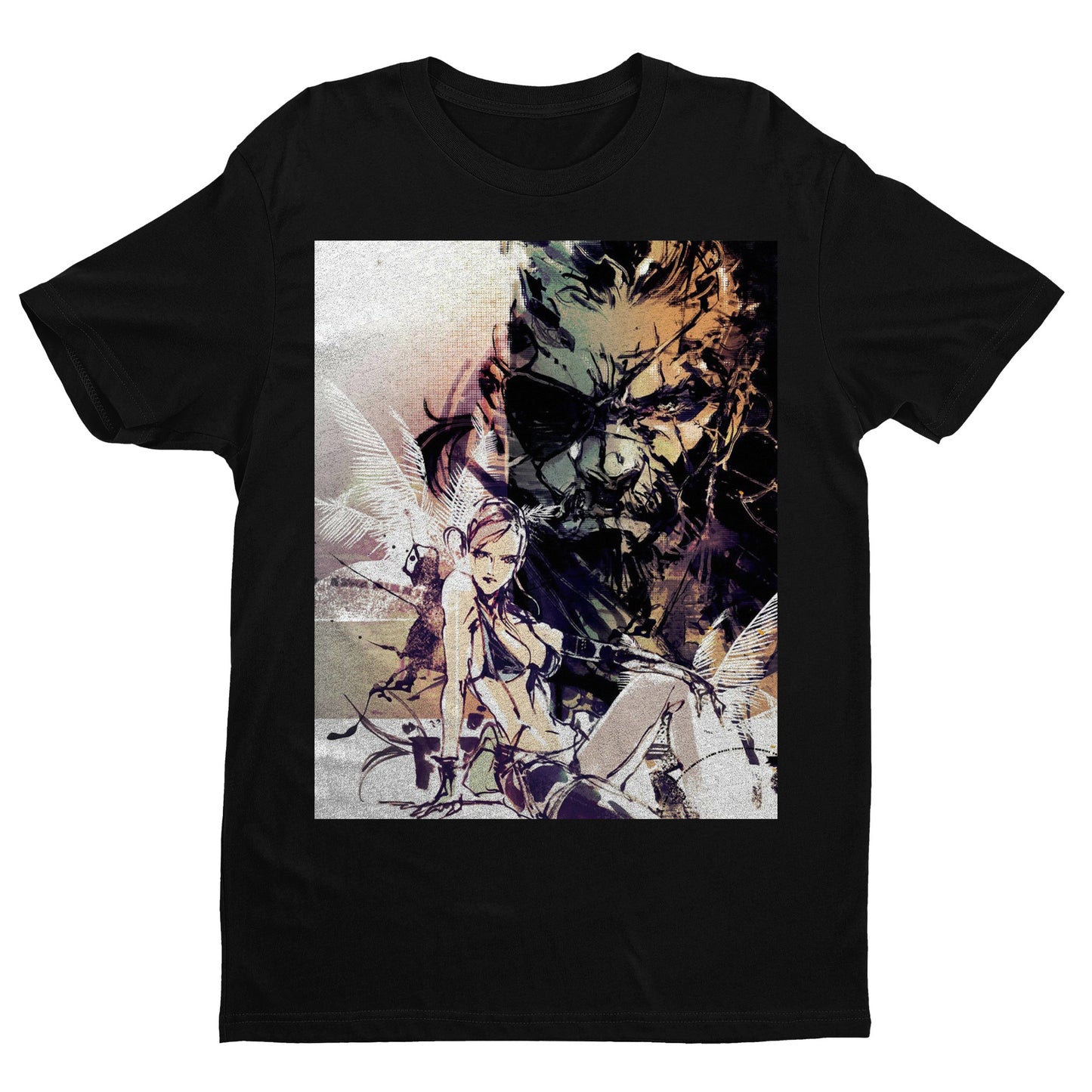 Venom Snake & Silence V1 MGS V Unisex T-shirt, Gamer Shirt, Gaming Gift