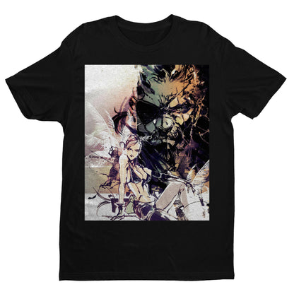 Venom Snake & Silence V1 MGS V Unisex T-shirt, Gamer Shirt, Gaming Gift