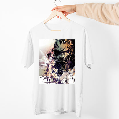Venom Snake & Silence V1 MGS V Unisex T-shirt, Gamer Shirt, Gaming Gift