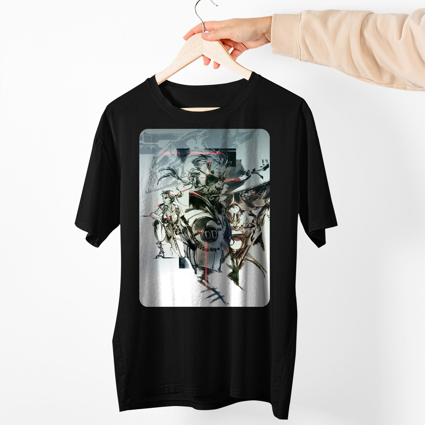 Venom Snake and Silence and Skullface MGS V Unisex T-shirt, Gamer Shirt, Gaming Gift