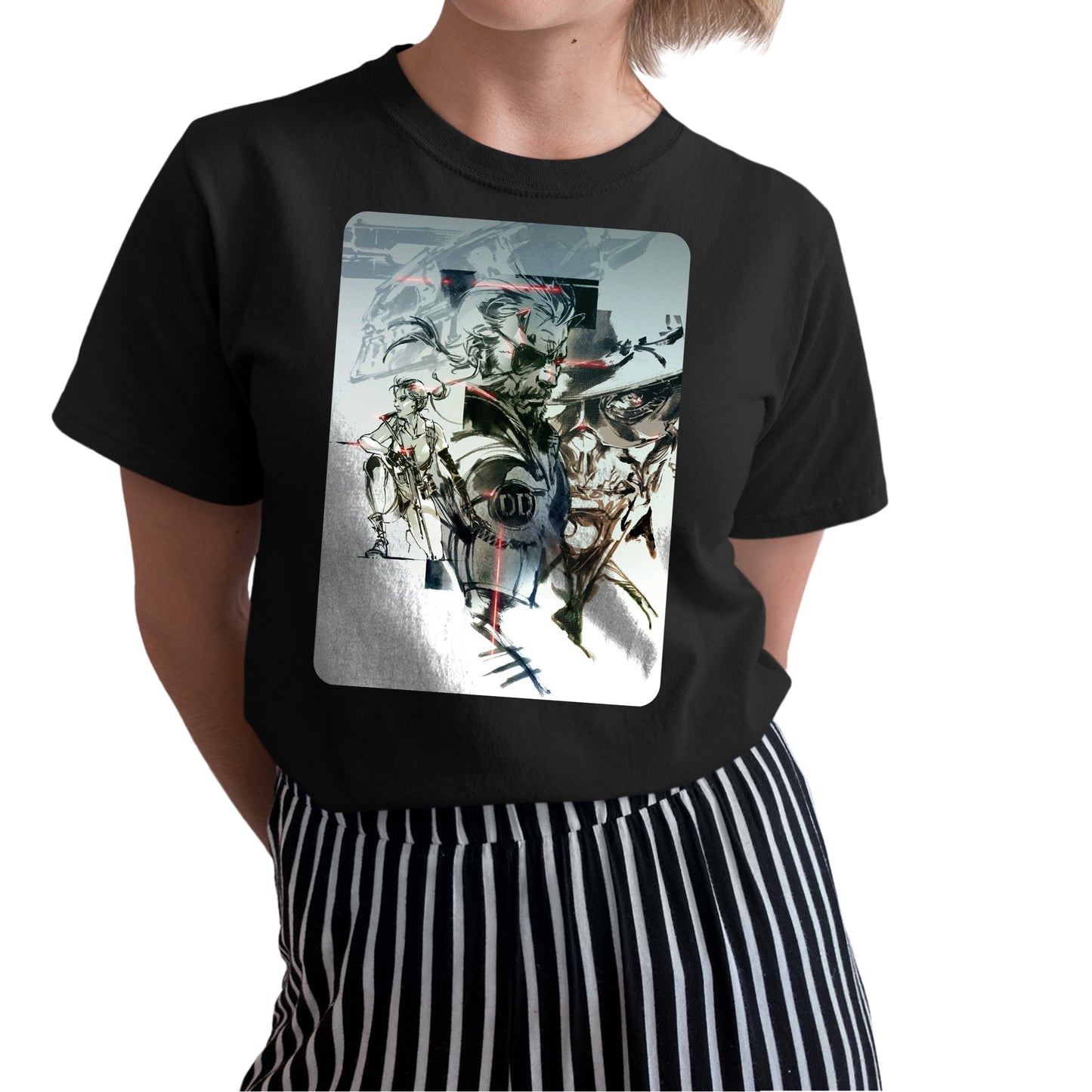 Venom Snake and Silence and Skullface MGS V Unisex T-shirt, Gamer Shirt, Gaming Gift