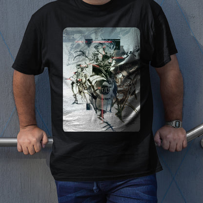 Venom Snake and Silence and Skullface MGS V Unisex T-shirt, Gamer Shirt, Gaming Gift