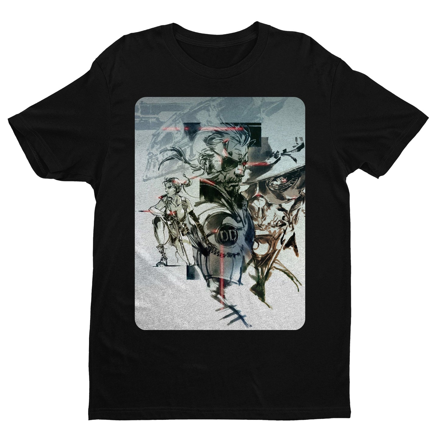 Venom Snake and Silence and Skullface MGS V Unisex T-shirt, Gamer Shirt, Gaming Gift