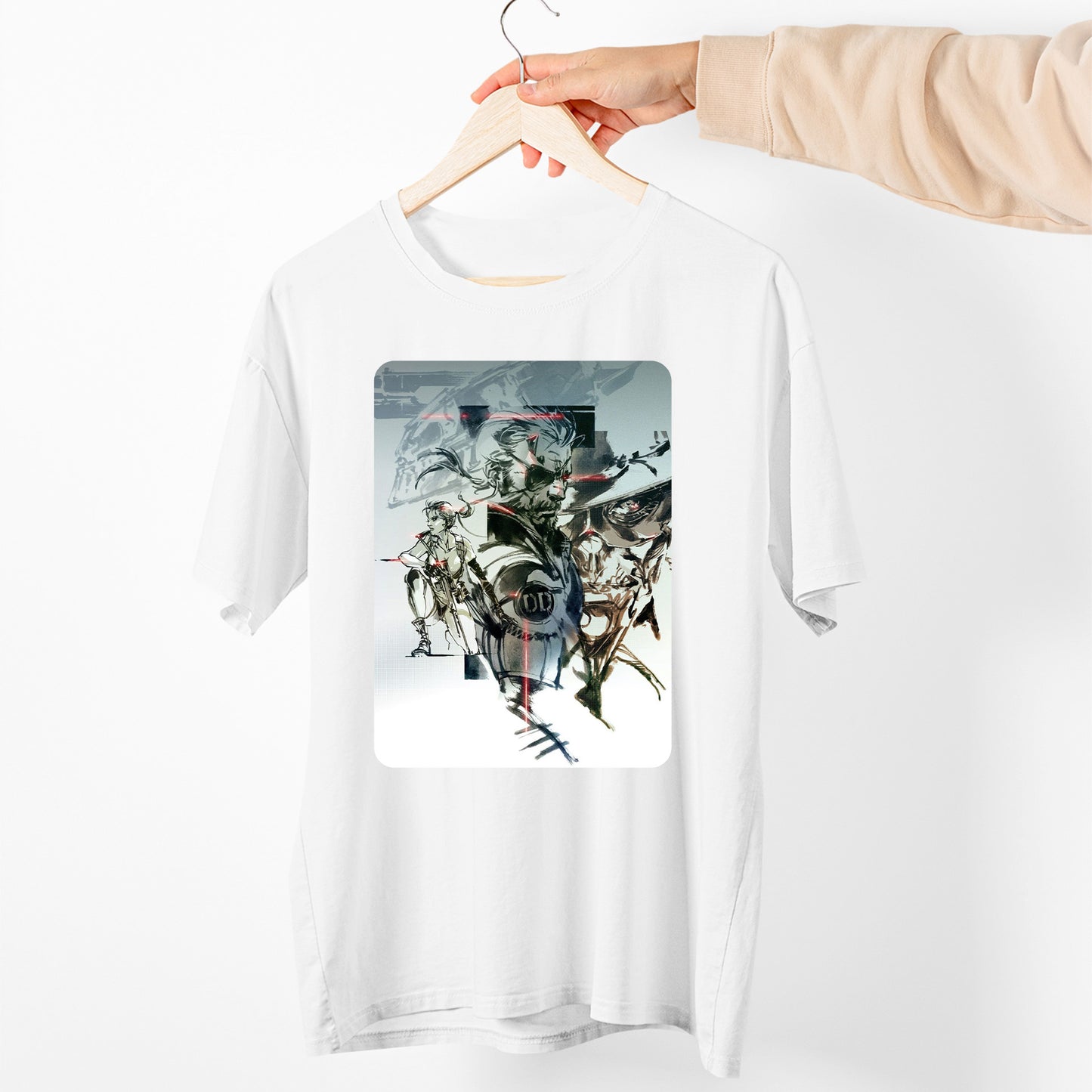 Venom Snake and Silence and Skullface MGS V Unisex T-shirt, Gamer Shirt, Gaming Gift
