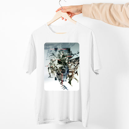 Venom Snake and Silence and Skullface MGS V Unisex T-shirt, Gamer Shirt, Gaming Gift