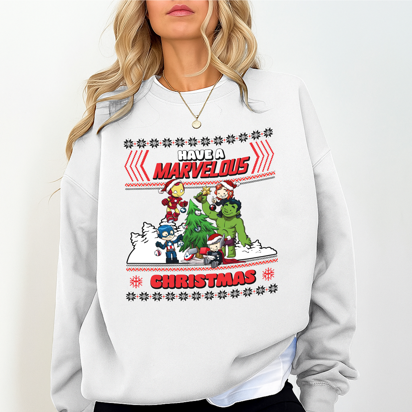 Christmas Is Among Us Sweatshirt | Funny Gamer Ugly Christmas Sweater | Holiday Gift for Gamers & Crewmates | Unisex Cozy Pullover