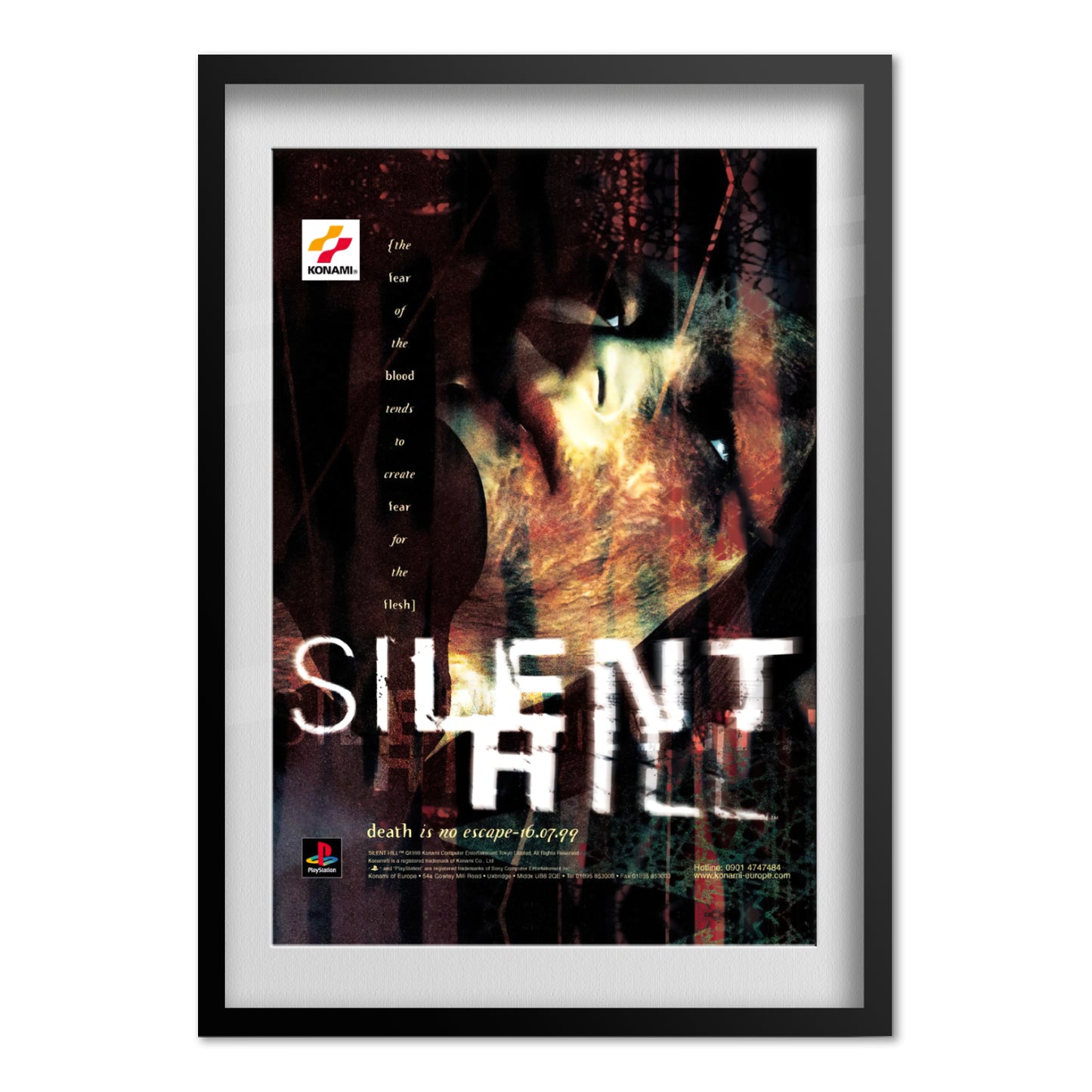 Silent Hill Poster — Key Art Print | Horror Gaming Wall Art