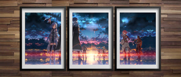 Sword Art Online Poster Set of 3 — Key Art Print | Anime Wall Art