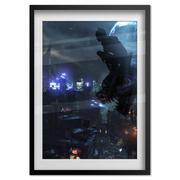 Batman Arkham City Video Game Poster | Bat Girl Key Art